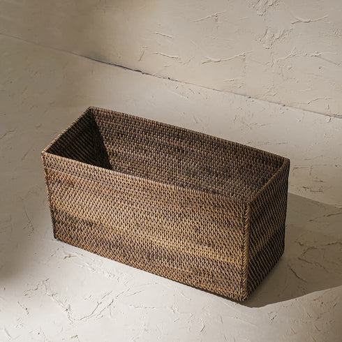 Rattan storage baskets - Different sizes and colours! - Coastal Villa Homeware